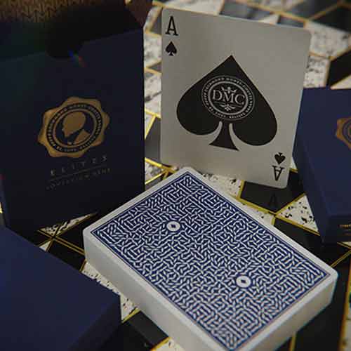 DMC Elites - V4 Sovereign Blue Playing Cards