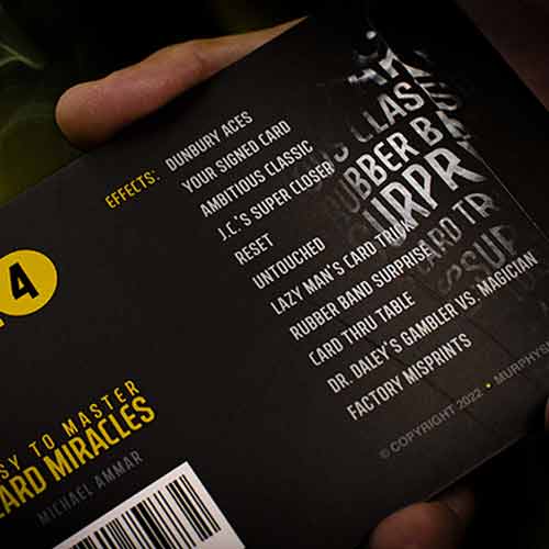 Easy to Master Card Miracles Volume 4 by Michael Ammar