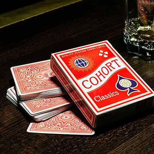 Red V2 Cohorts (Luxury-pressed E7) Playing Cards