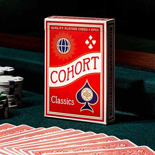 Red V2 Cohorts (Luxury-pressed E7) Playing Cards
