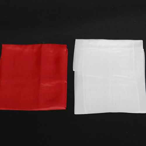 Half Dyed Silk Set (15 inch) Red & White from Magic by Gosh