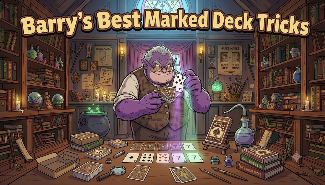 Barry's Best Marked Decks (Yes, It Is Cheating. Do It Anyway.)