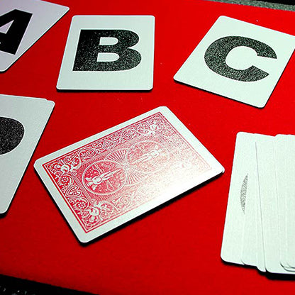 Alphabet Playing Cards Bicycle No Index by PrintByMagic