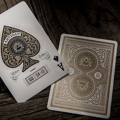 Artisan Playing Cards (White) by Theory11