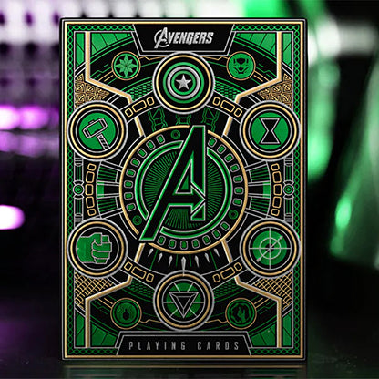 Avengers: Green Edition Playing Cards by theory11