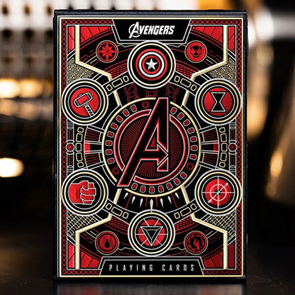 Avengers: Red Edition Playing Cards by Theory11