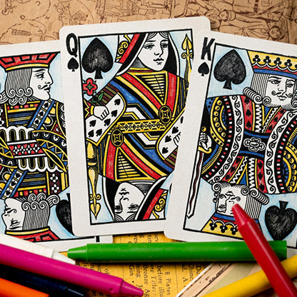 Crayon Playing Cards by Kings Wild Project