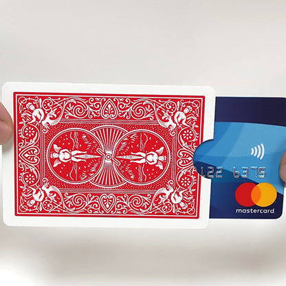 Credit Card Holder (Made from Red Bicycle cards) by Joker Magic