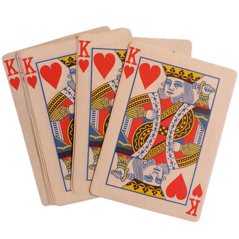 Flash Poker Card  - King of Hearts (Pack of 10)