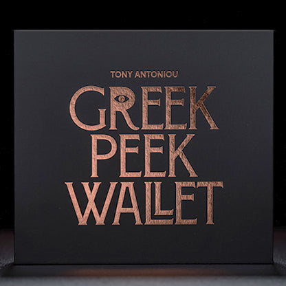 Greek Peek Wallet by Tony Antoniou