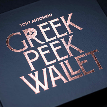 Greek Peek Wallet by Tony Antoniou