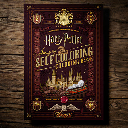 Harry Potter Self-Colouring Book by theory11