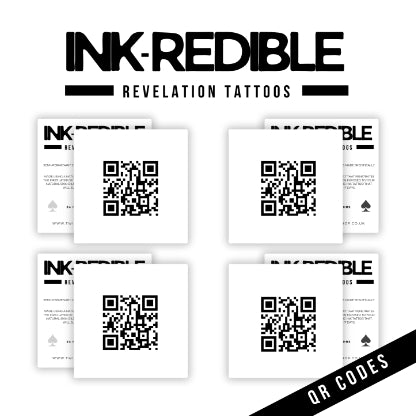 Ink-Redible Revelation Tattoos (QR Codes) by Twisted Magic Shop
