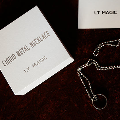 Liquid Metal Necklace by LT Magic