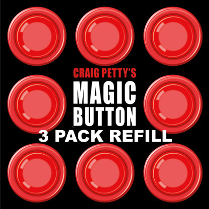 Magic Button (3 Pack Refill) by Craig Petty