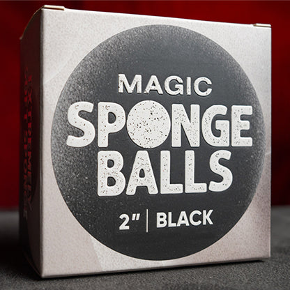 2" Sponge Balls (4 pack) by Murphy's Magic - Black