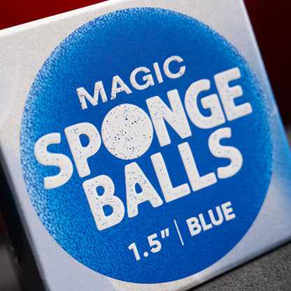 1.5" Sponge Balls (4 pack) by Murphy's Magic - Blue