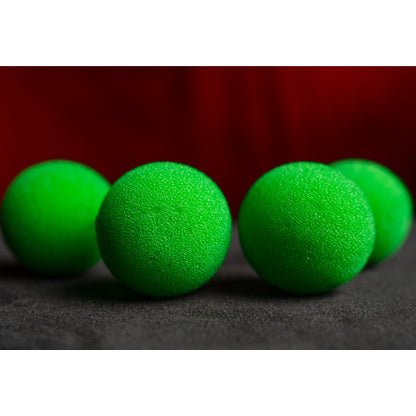 1.5" Sponge Balls (4 pack) by Murphy's Magic - Green