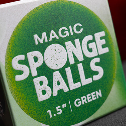 1.5" Sponge Balls (4 pack) by Murphy's Magic - Green