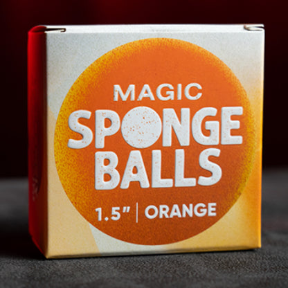 1.5" Sponge Balls (4 pack) by Murphy's Magic - Orange