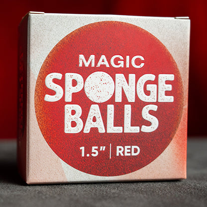 1.5" Sponge Balls (4 pack) by Murphy's Magic - Red