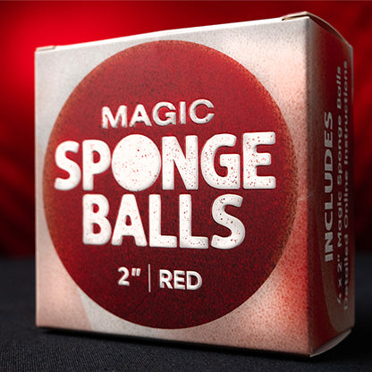 2" Sponge Balls (4 pack) by Murphy's Magic - Red