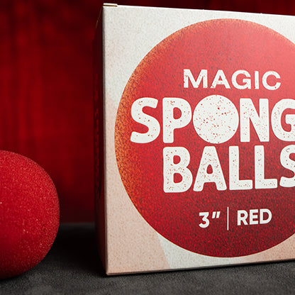 3" Sponge Balls (4 pack) by Murphy's Magic - Red
