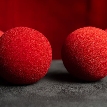 3" Sponge Balls (4 pack) by Murphy's Magic - Red