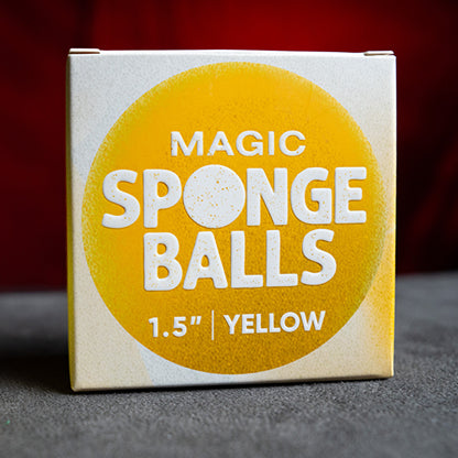 1.5" Sponge Balls (4 pack) by Murphy's Magic - Yellow