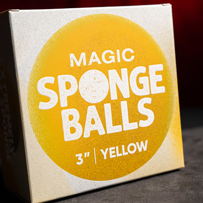 3" Sponge Balls (4 pack) by Murphy's Magic - Yellow