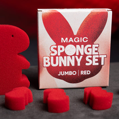 Magic Sponge Bunny Rabbit Set (Red) by Murphy's Magic