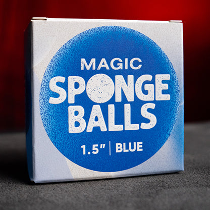 1.5" Sponge Balls (4 pack) by Murphy's Magic - Blue