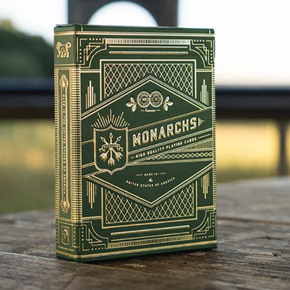 Monarch Playing Cards (Green) by Theory11