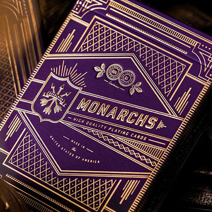 Monarch Royal Edition (Purple) Playing Cards by Theory11