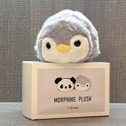Morphing Plush (Panda to Penguin Grey) by Jackie Zhao and JT Magic