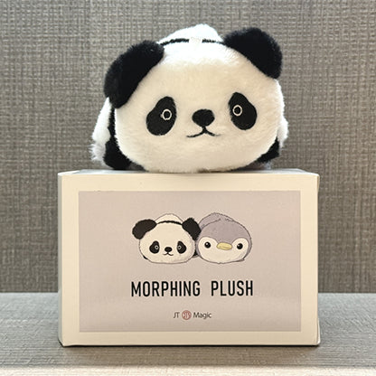 Morphing Plush (Panda to Penguin Grey) by Jackie Zhao and JT Magic