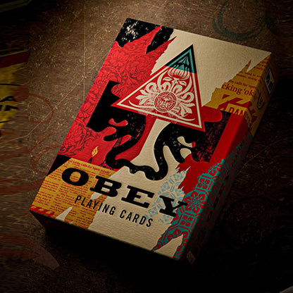 Obey Collage Edition Playing Cards by Theory11