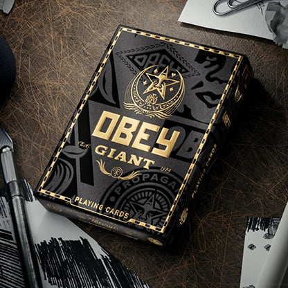 Obey Gold Edition Playing Cards by Theory11