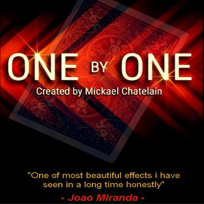 One by One (Red) by Mickaël Chatelain