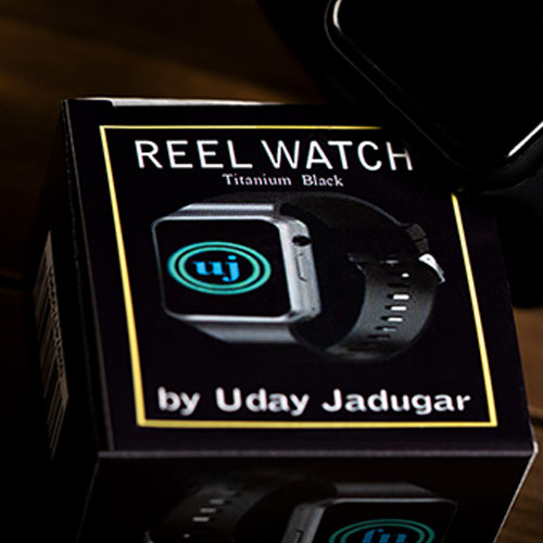 Reel Watch Titanium Black with black band smart watch (Kevlar) by Uday Jadugar