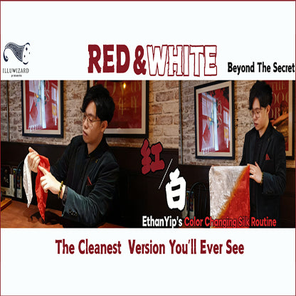 Red & White Beyond the Secret (Colour Changing Silk Routine) by Ethan Yip