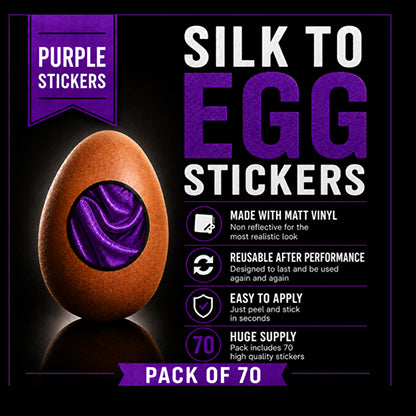 Silk to Egg Stickers Pack of 70