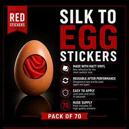 Silk to Egg Stickers Pack of 70