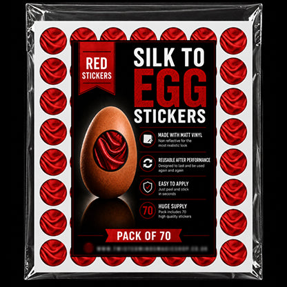 Silk to Egg Stickers Pack of 70