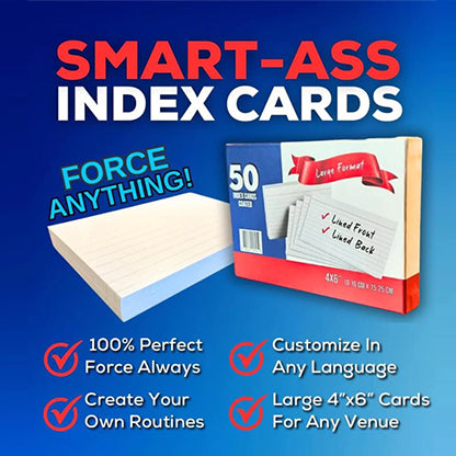 Smart-Ass Index Cards by Bill Abbott