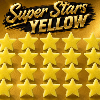 Super Stars Yellow (Bag of 20) Sponge