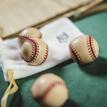 Leather Ball Set (3 regular, 1 magnetic) by TCC