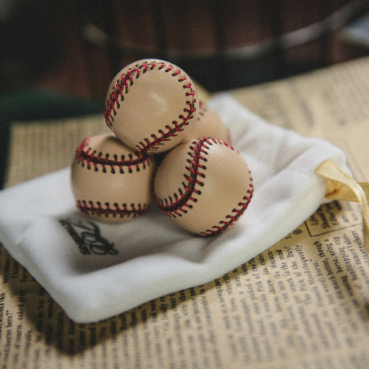 Leather Ball Set (3 regular, 1 magnetic) by TCC