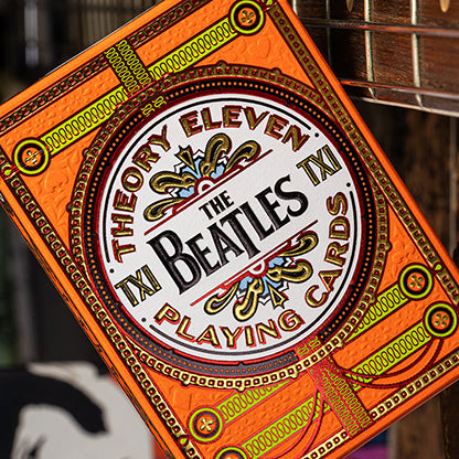 The Beatles (Orange) Playing Cards by Theory11