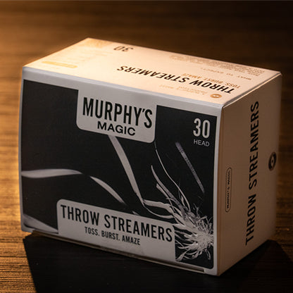 Throw Streamers 12 pk. (White / 30 Head) by Murphy's Magic